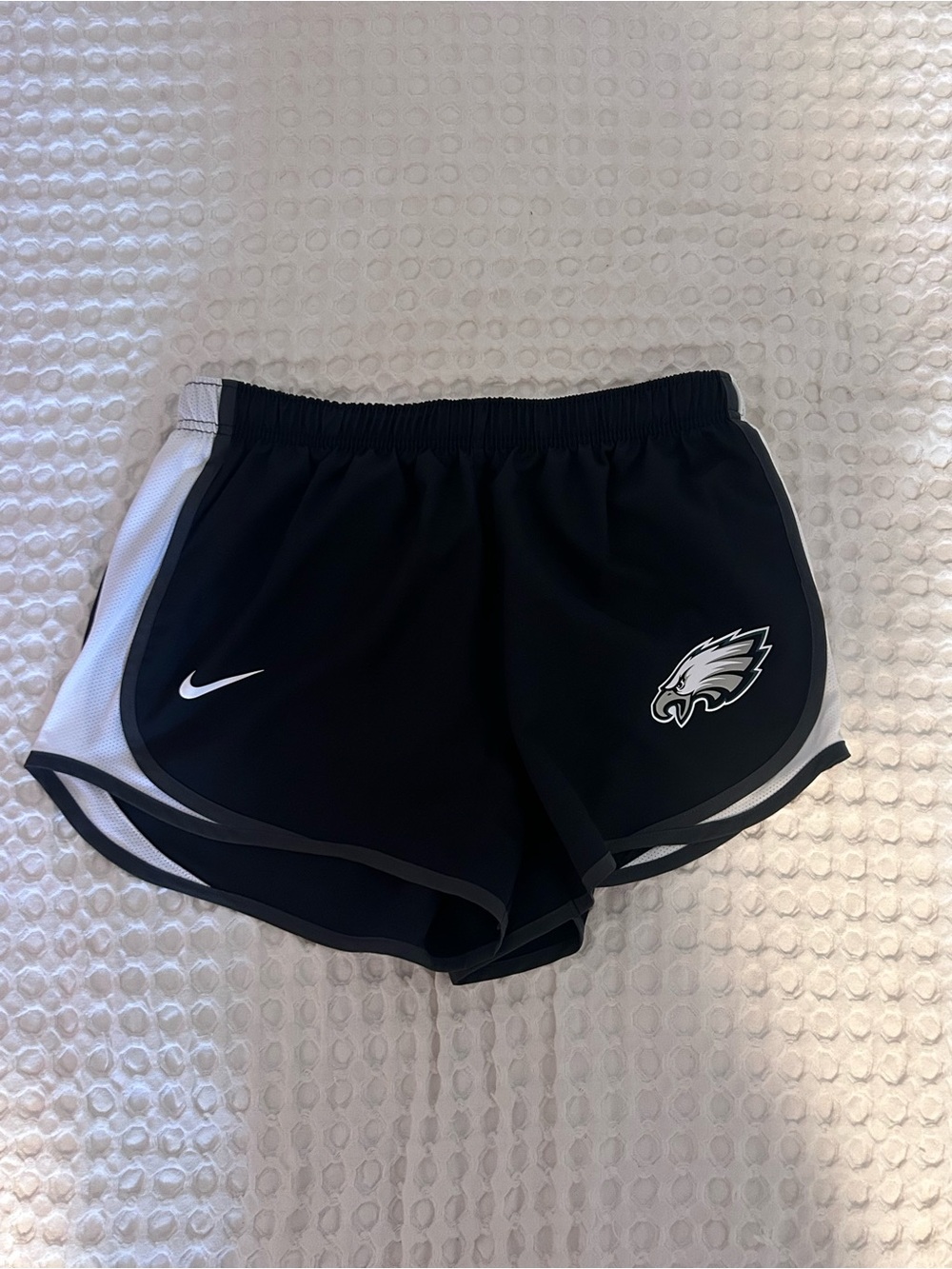 Philadelphia Eagles Women’s Nike Black and White Athletic Shorts